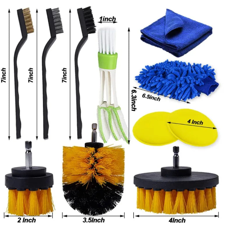 CAR DETAILING BRUSH SET