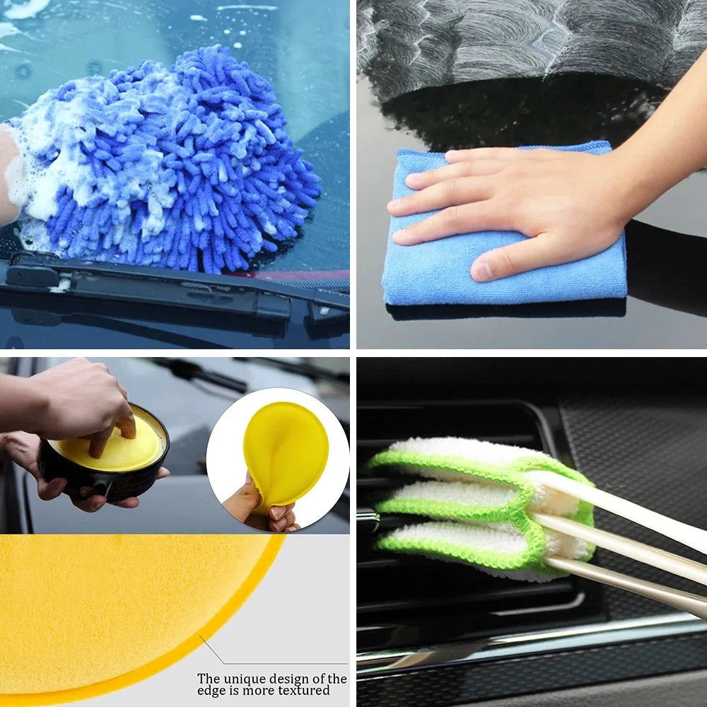 CAR DETAILING BRUSH SET