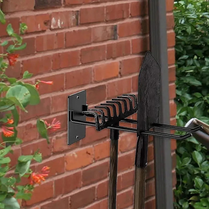 GARDEN TOOL WALL RACK ORGANIZER