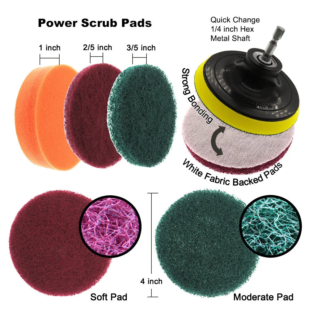 CAR DETAILING BRUSH SET